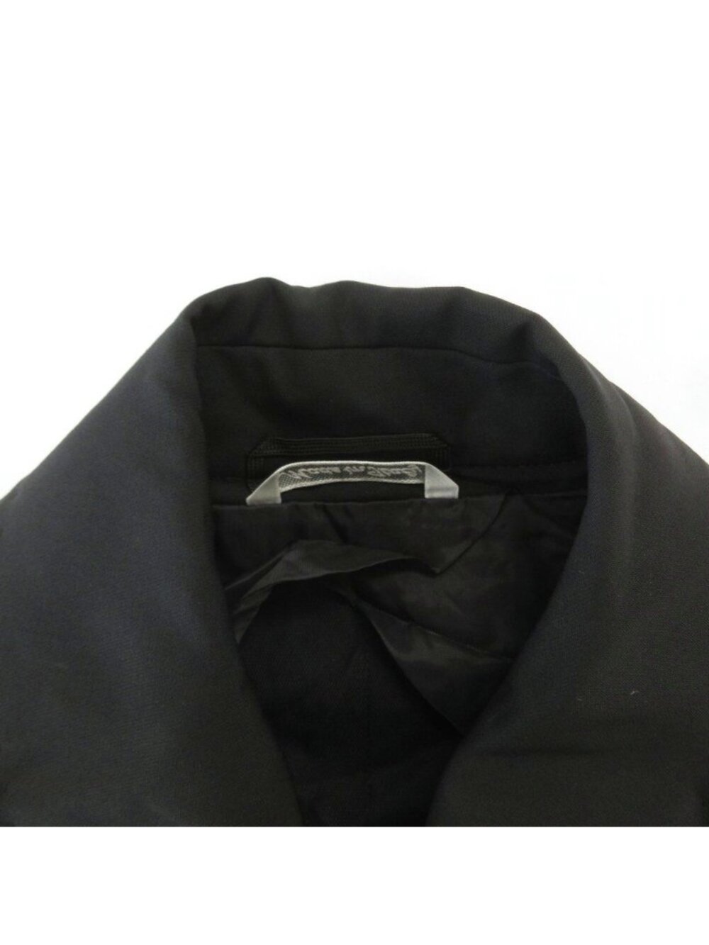 Max Mara White Tag Soutien Collar Coat with Long Belt Black 38 - Picture 8 of 9